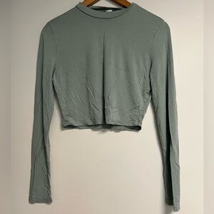 Women's Long Sleeve Top in Green